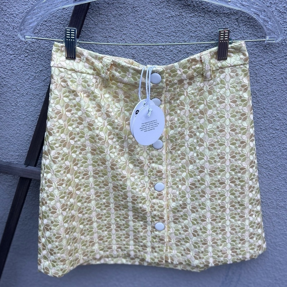STAUD Vallis Skirt in Sun Bleached Floral Size 4 New With Tags! - Picture 7 of 10
